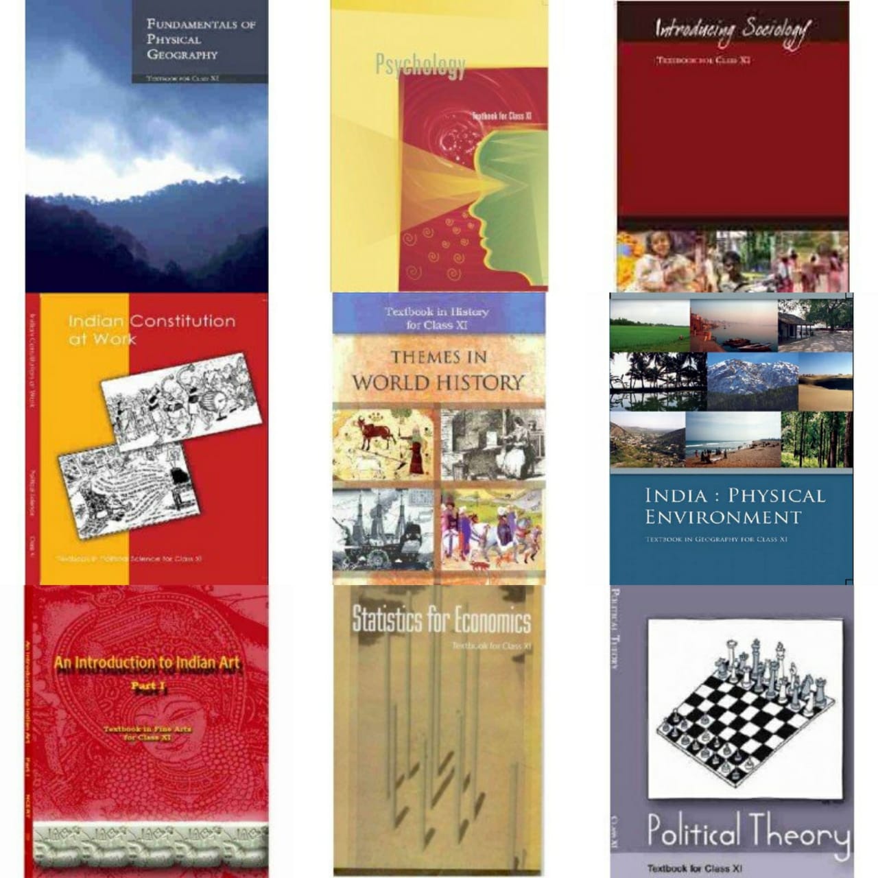 NCERT Complete Book Set of Humanities/Arts for Class 11( English